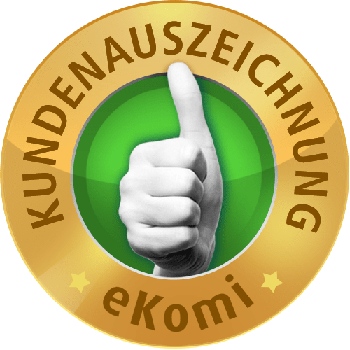 eKomi Kundenauszeichnung Gold