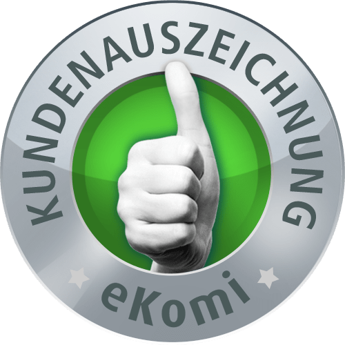 eKomi Kundenauszeichnung Silber